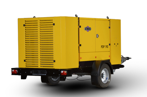 Дизельный компрессор ATMOS PDP 190 на раме
